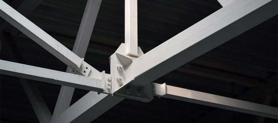 Огнезащита стальной фермы покрытием Ammokote MW-60
